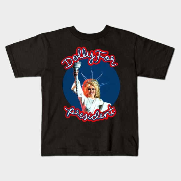 Dolly president Kids T-Shirt by Roro's Water Heaters